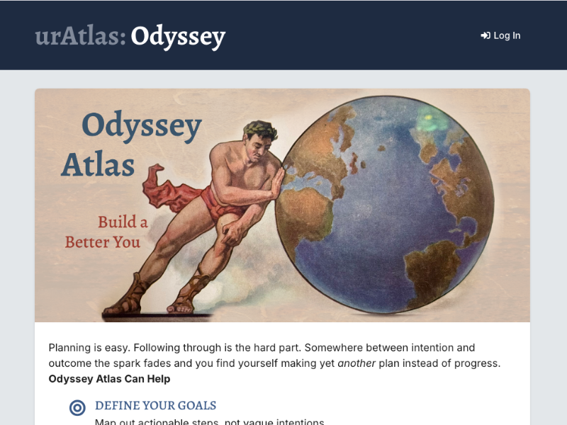 urAtlas Odyssey Landing page